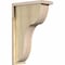Ekena Millwork Carmel Rough Sawn Corbel w/Backplate, Douglas Fir, 6"W x 14"D x 22"H COR06X14X22CAR01RDF - alternate 1